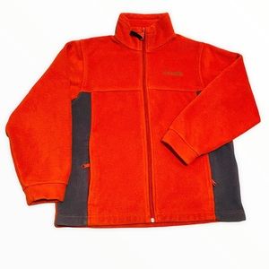 Columbia Full Zip Fleece Boys Jacket Size 10/12